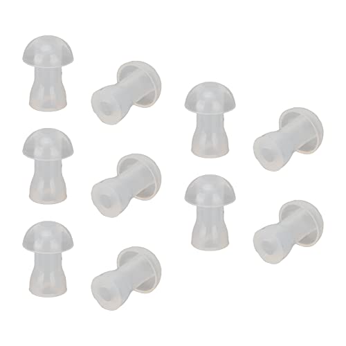 10pcs Hörgeräte Ohrstöpsel, Silikon Hilfs-Ohrstöpsel Ohrstücke Universal Hörgeräte-Schirmchen Domes Hörverstärker Ersatzteile weiche Ersatz Universal Domes Hörgeräte-Ohrstöpsel (S) von Ejoyous