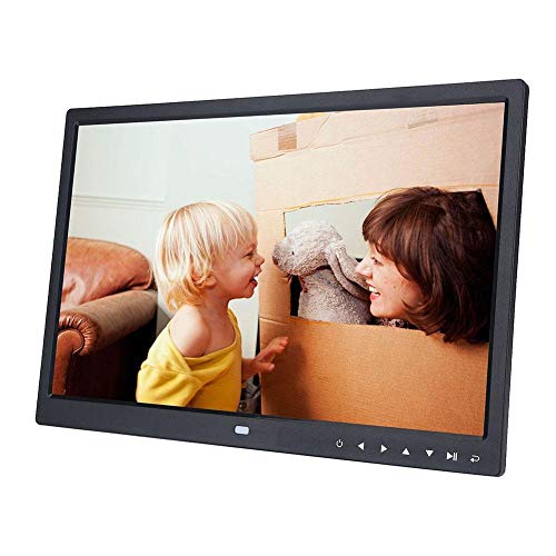 15 Zoll Digitaler Bilderrahmen, 1280x800 Elektronischer Bilderrahmen mit Touch-Taste Musik- und Videoplayer Wecker Kalender, Smart Fotorahmen mit Halterung und Fernbedienung 15 Zoll Digitaler Bilderrahmen, 1280x800 Elektronischer Bilderrahmen mit Touch-Taste Musik- und Videoplayer Wecker Kalender, Smart Fotorahmen mit Halterung und Fernbedienung von Ejoyous