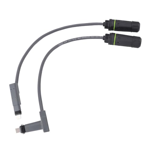2 Stück SPX-Stecker auf RJ45-Adapter, 1200 Mbit/s, Wasserdichter IP68-Ethernet-Kabelanschluss, Zur Erweiterung der Netzwerkabdeckung, Benutzerfreundliche Installation für Dishy von Ejoyous