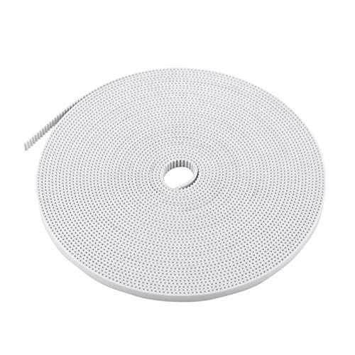 2GT-6 Zahnriemen 2m x 6mm, Zugstrang aus Glasfaser mit verschleißfester NylonZahnoberfläche – für 3D-Drucker Prusa i3 | Anet A8 A6 | Anycubic i3 Mega | Ender 3/5 | Sidewinder von Ejoyous