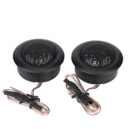 Car Audio Lautsprecher, Hochtonlautsprecher Audio Hochtöner Lautsprecher Loud Dome Tweeter 120W für Car Audio System Auto Mini Super Power Loud von Ejoyous