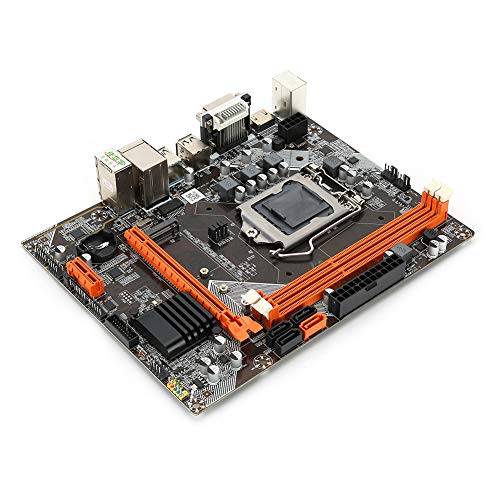 Ejoyous 1155PIN PC Moederbord, USB3.0 Gaming Computer Mainboard CPU Development Board Module, Unterstützt DDR3 1600/1333/1066 MHz SATA3.0 VGA+HDMI+DVI von Ejoyous