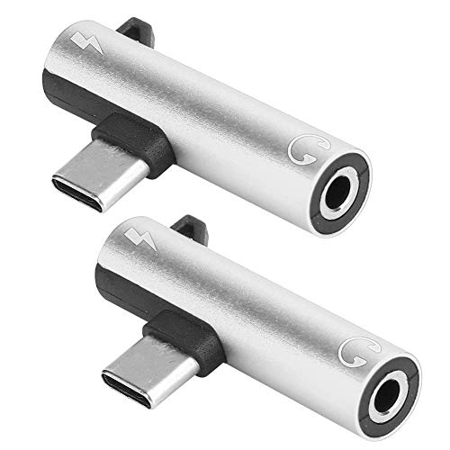 Ejoyous 2 Stück USB C auf 3.5mm Kopfhörer Klinke Adapter, USB C Kopfhörer Adapter und Laden 90 Grad Winkel Adapter auf Klinke 2-in-1 TypeC auf 3,5 mm Assist Audiokabel Ladegerät Headset Ejoyous 2 Stück USB C auf 3.5mm Kopfhörer Klinke Adapter, USB C Kopfhörer Adapter und Laden 90 Grad Winkel Adapter auf Klinke 2-in-1 TypeC auf 3,5 mm Assist Audiokabel Ladegerät Headset von Ejoyous