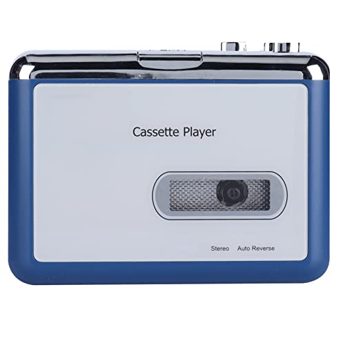 Ejoyous Bluetooth Kassettenspieler, Auto Reverse Tape Player mit Fünf Funktionstasten, Bluetooth Walkman Tragbarer Retro Kassettenrecorder, Audio Musikkassetten Tape Ejoyous Bluetooth Kassettenspieler, Auto Reverse Tape Player mit Fünf Funktionstasten, Bluetooth Walkman Tragbarer Retro Kassettenrecorder, Audio Musikkassetten Tape von Ejoyous