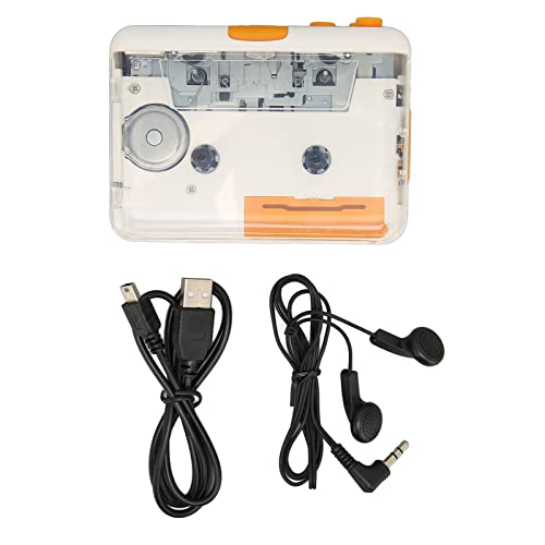 Ejoyous Kassettenspieler, Kassette zu MP3 Konvertierer USB Kassetten Player Tape auf MP3 Konverter mit Kopfhörer Tragbarer Kassettenspieler Wandelt Walkman Bandkassette in mp3 Digitales fü von Ejoyous
