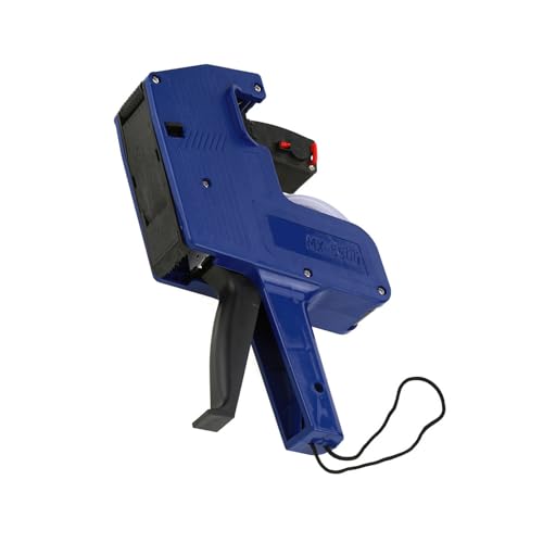 Ejoyous MX 5500 Preisetiketten Drucker Preis etikettiergerät, 8-stellige Preisetikettenpistole Einzelhandelswerkzeug inklusive Etiketten und Tintennachfüller(Blau) von Ejoyous
