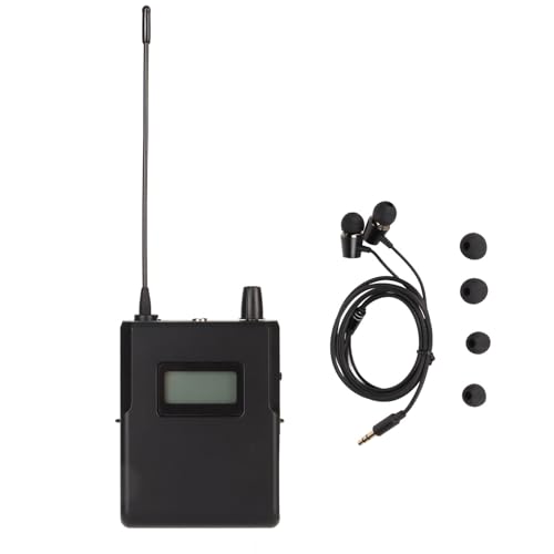 Ejoyous S2R-Empfänger, Drahtloser Funkempfänger 526–535 MHz Kabelloser Monitorsystem-Empfänger mit Kopfhörer Stabilisierter Signalfunkempfänger für Studio Bandprobe Live-Auftritt Ejoyous S2R-Empfänger, Drahtloser Funkempfänger 526–535 MHz Kabelloser Monitorsystem-Empfänger mit Kopfhörer Stabilisierter Signalfunkempfänger für Studio Bandprobe Live-Auftritt von Ejoyous