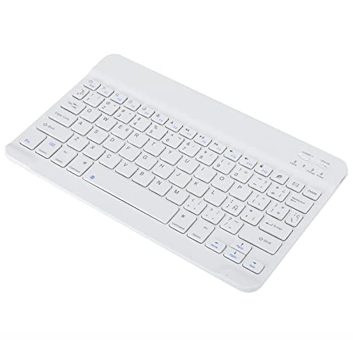 Ejoyous Tastatur Arabischer, Kabellose Tastatur Ultraslim Wiederaufladbare Computer Tastatur Stabile Verbindung, für Android OS X Windows Plug and Play (10 Zoll Spanisch) von Ejoyous