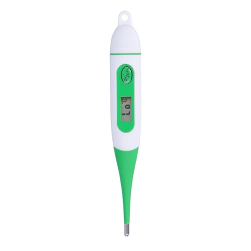 Fieberthermometer für Pferde Rinder, Digitales Haustierthermometer Wasserdichtes Tier Thermometer mit Flexible Temperatursonde, für Tierbesitzer von Hunden Katzen Tierärzten Fieberthermometer für Pferde Rinder, Digitales Haustierthermometer Wasserdichtes Tier Thermometer mit Flexible Temperatursonde, für Tierbesitzer von Hunden Katzen Tierärzten von Ejoyous