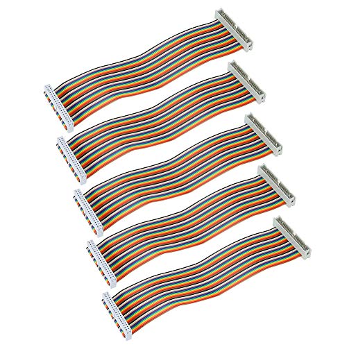 GPIO Kabel für Breadboard, 40 Pins GPIO Verlängerungs Kabel Female auf Female Regenbogen Buchse auf GPIO Adapterkabel GPIO Extension Weiblich Verlängerungkabel GPIO Kabel für Breadboard, 40 Pins GPIO Verlängerungs Kabel Female auf Female Regenbogen Buchse auf GPIO Adapterkabel GPIO Extension Weiblich Verlängerungkabel von Ejoyous