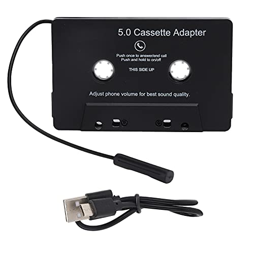 Kassetten Adapter für Autoradio, Kassetten Player Adapter Kassettenspieler Adapter Audio-Kassetten-AUX-Adapter MP3 KFZ Auto Radio Adapter 5.0 von Ejoyous