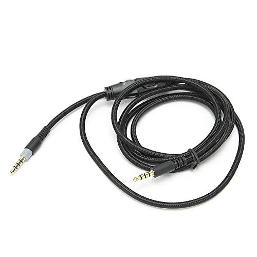 Kopfhörer Ersatzkabel für Cloud und Cloud Alpha, Audio Kabel Ersatz 3.5mm Stecker auf Stecker Gaming Headset Audiokabel mit Mikrofon Fernbedienung Lautstärkeregler von Ejoyous
