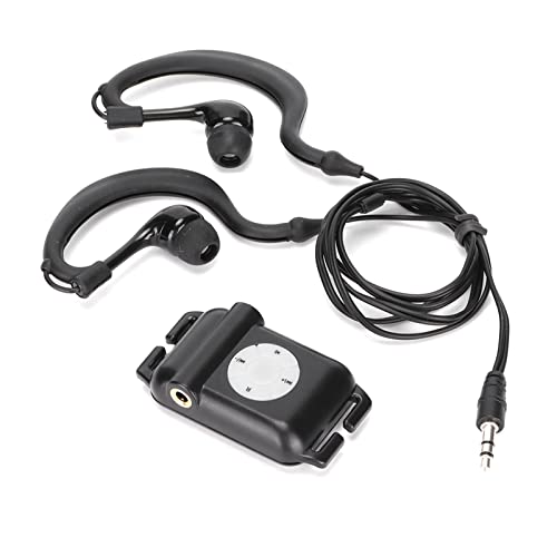 MP3 Player mit Kopfhörer für Schwimmen, Wasserdicht MP3 Musik Player mit Unterwasser Kopfhörer Verlustfrei MP3 Tragbare Musik Player, für Schwimmen und Laufen von Ejoyous