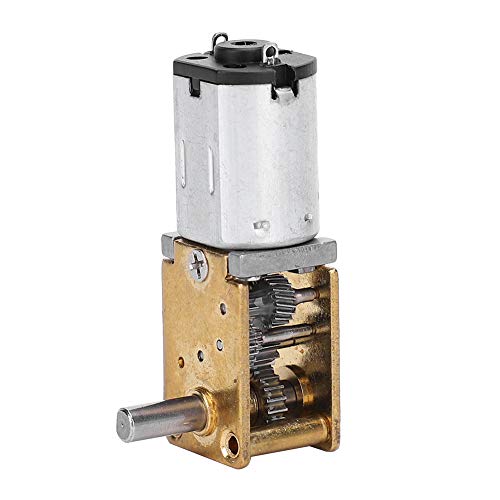 Mini Getriebemotor 6V, RC Winkel Getriebemotoren Metall Zahnrad Motor mit Getriebe Klein Modellbau Elektromotor Langsamläufer Leise, Ideal für Antrieb einer Pyramide (DC3V 16RPM) von Ejoyous