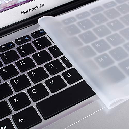 Silikon Tastaturschutz kompatibel mit 15-17 Zoll Notebook-Tastatur, Ultradünnes Transparentes Silikon Haut Silikonhülle Clear Film Universal Notebook von Ejoyous