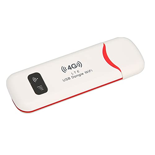 Tragbares WLAN, 4G LTE Wireless USB Dongle Mobiler Hotspot Portable WiFi Router mit SIM-Kartensteckplatz WPA WPA2-Verschlüsselung Unterstützt 10 Benutzer Mobiles von Ejoyous