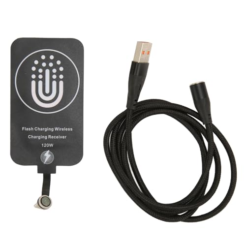Typ C Qi Empfänger,Typ C USB C Qi Kabellos Ladeempfänger Wireless Empfänger Magnetische Induktion Adapter Ladegerät, für Smartphone mit Typ C Schnittstelle Typ C Qi Empfänger,Typ C USB C Qi Kabellos Ladeempfänger Wireless Empfänger Magnetische Induktion Adapter Ladegerät, für Smartphone mit Typ C Schnittstelle von Ejoyous
