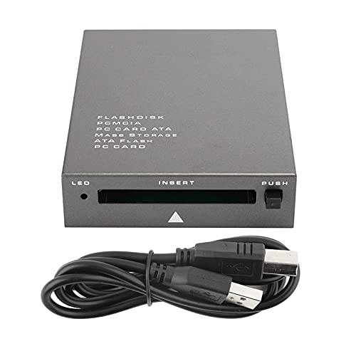 USB zu PC PCMCIA Kartenleser Adapter, PCMCIA Highspeed Kartenlesegerät Speicherkartenleser Tragbarer PCMCIA Karte, Unterstützung 20 MB-20G Plug and Play von Ejoyous