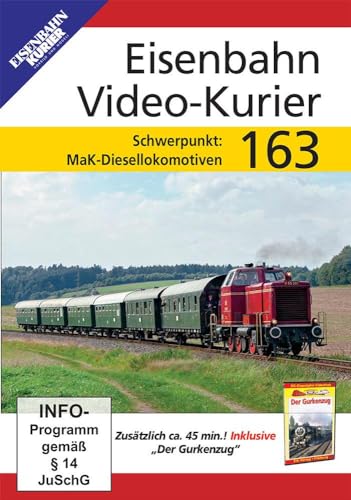 Eisenbahn Video-Kurier 163: MaK-Diesellokomotiven von Ek-Verlag Eisenbahnkurier