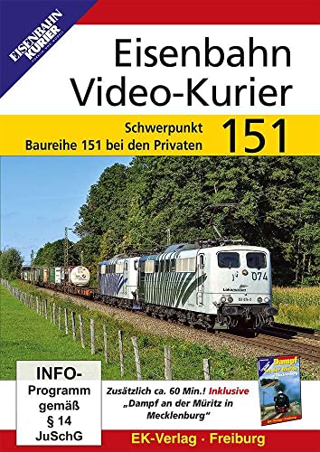 Eisenbahn Video-Kurier 151 - Schwerpunkt Baureihe 151 bei den Privaten von Ek-Verlag GmbH