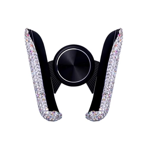 Ekakashop Kristall Auto Handyhalterung, Universelle Lüftungsschlitze 360 Grad Autohalterung Handy Ständer Diamant Halter für Damen und Herren Typ1 von Ekakashop