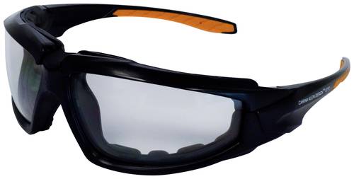 Ekastu 277 374 Schutzbrille Schwarz, Orange EN 166-1 DIN 166-1 von Ekastu