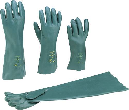 Ekastu 381 636 Polyvinylchlorid Chemiekalienhandschuh Größe (Handschuhe): 9, L EN 374-1:2017-03/Ty von Ekastu