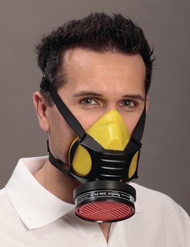Ekastu Atemschutzhalbmaske Polimask GAMMA/Silikone EN 140 o.Filter,Silik. von Ekastu