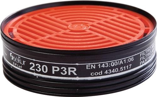 Ekastu Partikelfilter 230 EN 143 P3 f.Polimask 230/GAMMA/Silikone 2 St./Btl. von Ekastu