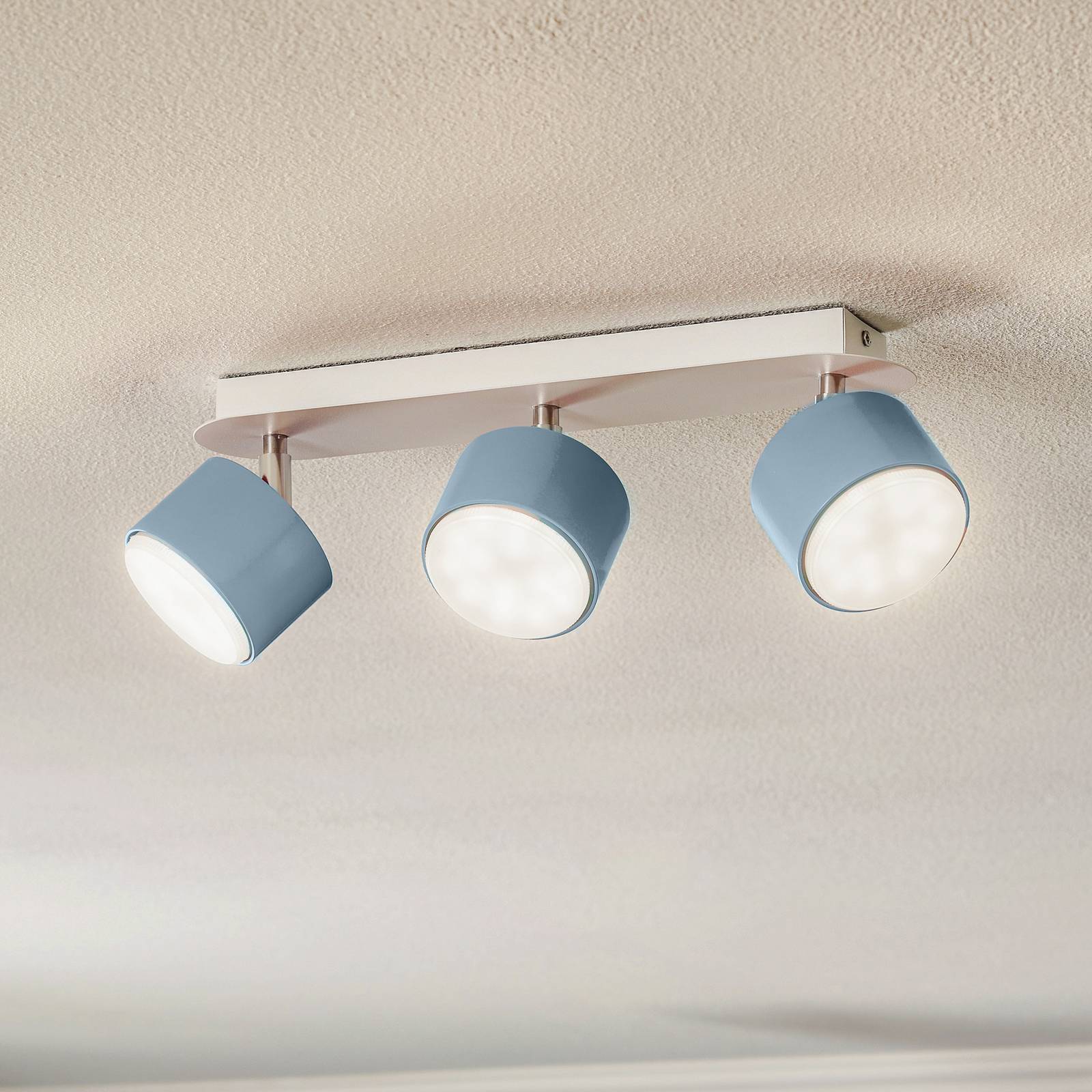 Deckenstrahler Cloudy dreiflammig blau Deckenstrahler Cloudy dreiflammig blau von Eko-Light