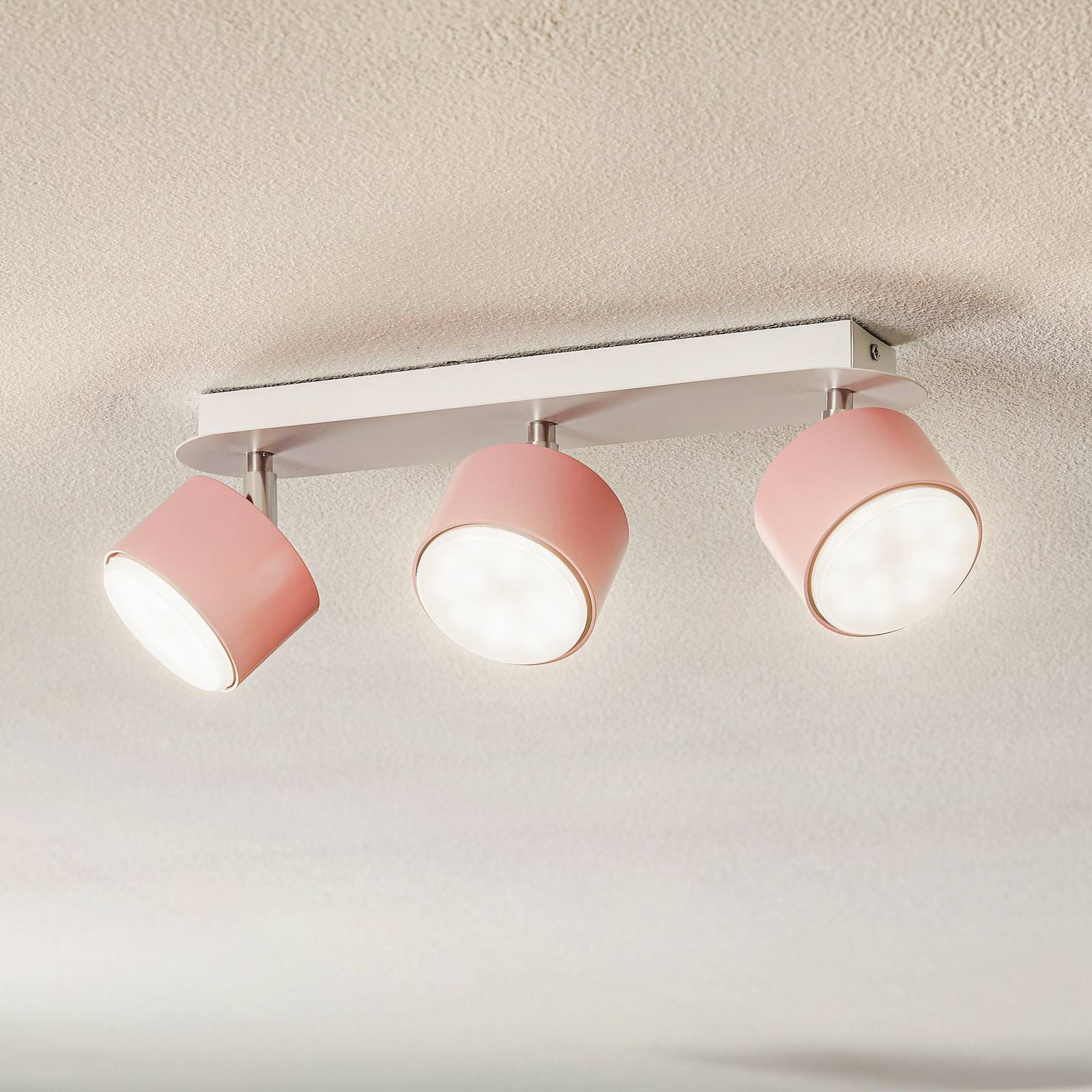 Deckenstrahler Cloudy dreiflammig rosa Deckenstrahler Cloudy dreiflammig rosa von Eko-Light
