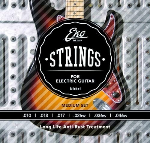 EKO - Elektrische Gitarrensaiten 10-46 REGULAR SET/6 EKO - Elektrische Gitarrensaiten 10-46 REGULAR SET/6 von Eko