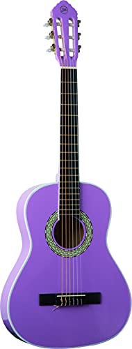 EKO GUITARS CS-5 VIOLET Klassische Gitarre Serie Studio, Skala 3/4, Farbe Violett von Eko