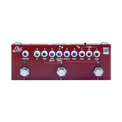EKO Guitars – Multieffekt-Pedal mit integriertem IR für Akustik-, Klassik- und Bassgitarre, 8 IR, Klangsteuerung, Kompressor, 2 Eff. Modulation, 2 Eff. Eff. Verzögerung, Live/Preset EKO Guitars – Multieffekt-Pedal mit integriertem IR für Akustik-, Klassik- und Bassgitarre, 8 IR, Klangsteuerung, Kompressor, 2 Eff. Modulation, 2 Eff. Eff. Verzögerung, Live/Preset von Eko