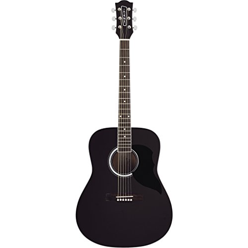 EKO - Ranger 6 Black, Akustikgitarre Serie Ranger, Farbe Schwarz von Eko