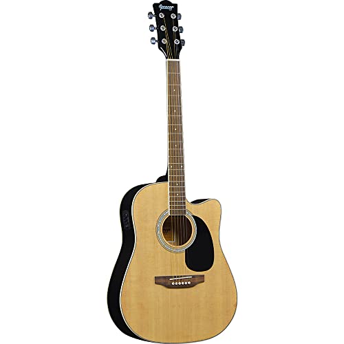 SPENCER BY EKO SA-10 CE Natural – Elektrische Akustikgitarre Cutaway Top Fichte Stirnbänder und Boden Lindengriff Okoumè Tastatur Roupanà SPENCER BY EKO SA-10 CE Natural – Elektrische Akustikgitarre Cutaway Top Fichte Stirnbänder und Boden Lindengriff Okoumè Tastatur Roupanà von Eko