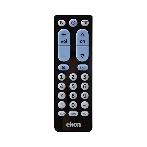Ekon 2 in 1 Universal TV Fernbedienung DVD Blue-Ray Decoder Infrarot TV HD LED LCD von ekon