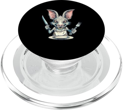 Chupacabra mit einem Lätzchen mit Gabel und Messer PopSockets PopGrip für MagSafe Chupacabra mit einem Lätzchen mit Gabel und Messer PopSockets PopGrip für MagSafe von El Chupacabra Monster Cryptid Cryptozoology