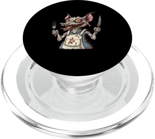 Chupacabra mit einem Lätzchen mit Gabel und Messer PopSockets PopGrip für MagSafe Chupacabra mit einem Lätzchen mit Gabel und Messer PopSockets PopGrip für MagSafe von El Chupacabra Monster Cryptid Cryptozoology