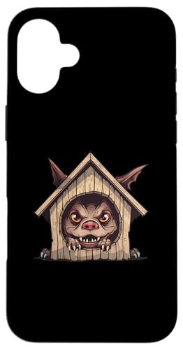 Chupacabra versucht in eine Hundehütte zu passen Hülle für iPhone 16 Plus Chupacabra versucht in eine Hundehütte zu passen Hülle für iPhone 16 Plus von El Chupacabra Monster Cryptid Cryptozoology