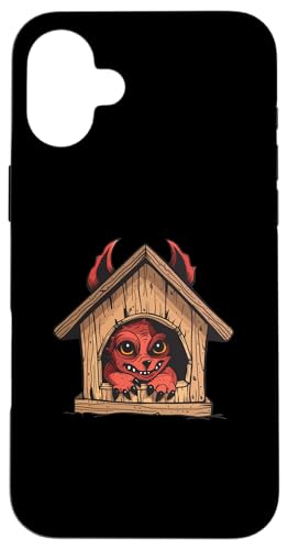 Chupacabra versucht in eine Hundehütte zu passen Hülle für iPhone 16 Plus von El Chupacabra Monster Cryptid Cryptozoology