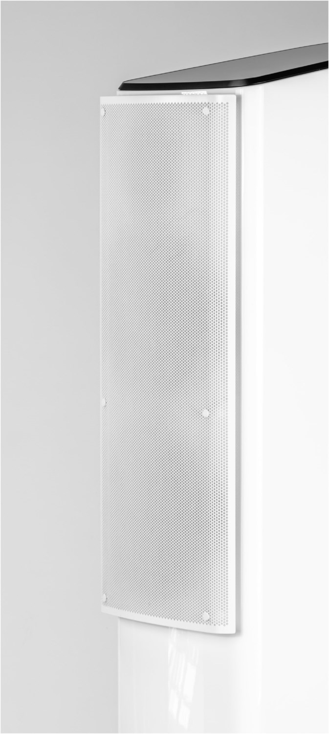 Metallabdeckung Rechteckig /Stück Lautsprecherabdeckung für WE 408.2 Vela weiß von Elac