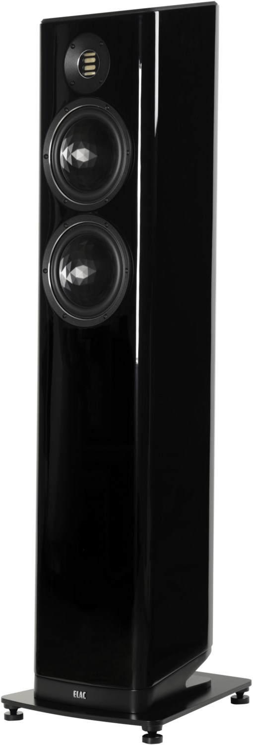 Vela FS 408 /Stück Stand-Lautsprecher hochglanz schwarz lack von Elac