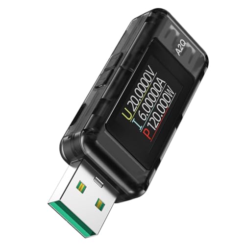 Eladcncmc A2Q USB Spannungs Und Strommessgerät Tester Handy Schnellladung 8 A 120 W USB Leistungstester Mit Ladebeschleunigung von Eladcncmc