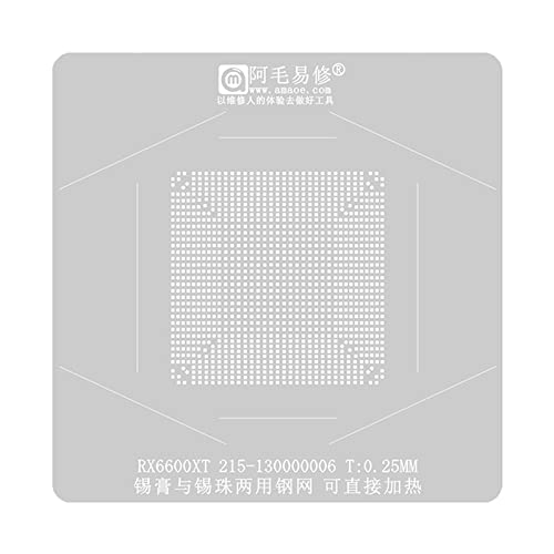 Eladcncmc RX6600XT RX5700XT RX580 GTX1050 BGA Reballing Schablonen CXD90060GG Grafikchip GPU Lotpaste Pflanzstation Eladcncmc RX6600XT RX5700XT RX580 GTX1050 BGA Reballing Schablonen CXD90060GG Grafikchip GPU Lotpaste Pflanzstation von Eladcncmc
