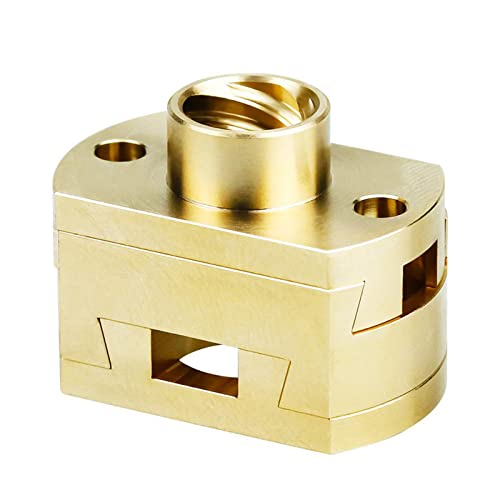 Verbesserte Messing-Z-Achsen-Kupplung für Ender3 V2 CR10 S4S5 3D-Drucker-Zubehör T8-Schraube Hotbed von Eladcncmc