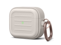 elago AirPods 3 Armor Case Stione, Hülle, Silikon, Beige von Elago