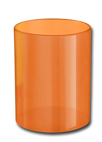 Elami Stifteköcher, Kunststoff, Orange, 3 Stück von Elami