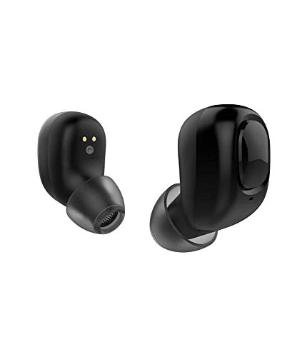 Elari EarDrops die leichtesten (je 3,9 g) drahtlose Bluetooth-Kopfhörer mit magnetischem Ladeetui und Unterstützung für Stereogespräche (Schwarz) von Elari