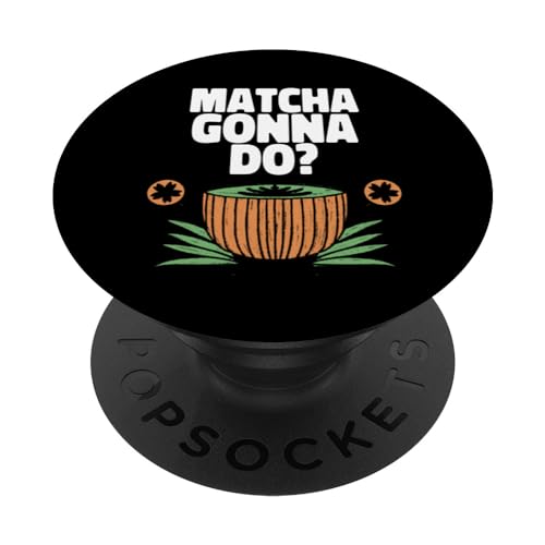 Macha Tee-Design PopSockets mit austauschbarem PopGrip von ElasTee